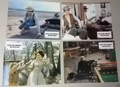 {Set of 14} Butch And Sundance: The Early Days 11X10" Org. French LOBBY CARD 70s