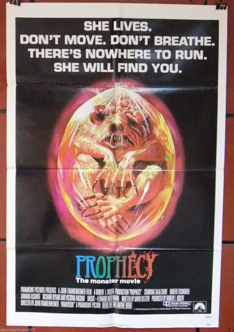 PROPHECY {Foxworth Shire} Original 41x27" US Movie Poster 70s