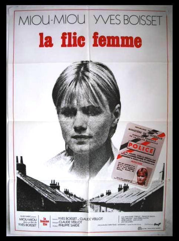 La Flic Femme "Miou-Miou" The Woman Cop Orig. Lebanese Movie Poster 80s