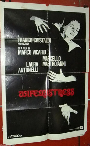 Wifemistress {Laura Antonelli} Original 41x27" Movie U.S. Poster 70s