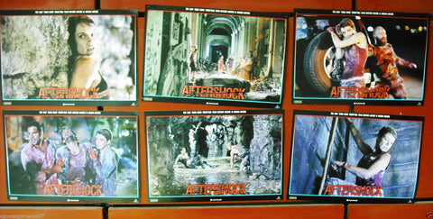 Aftershock 11" x 8"  {Eli Roth} Original International Set of 6 Lobby Card 2012