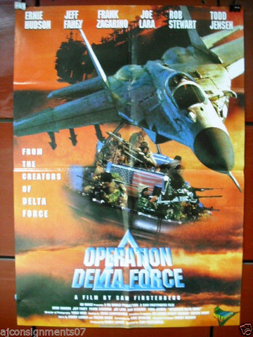 Operation Delta Force {Ernie Hudson} Original Lebanese Movie Poster 90s