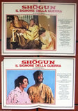 {Set of 8} Shogun {Toshirô Mifune} Org. Italian Lobby Card 80s