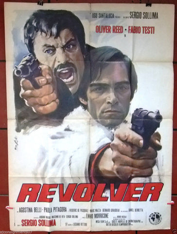 REVOLVER {REED} Italian 2F Movie Italian Original Poster 60s