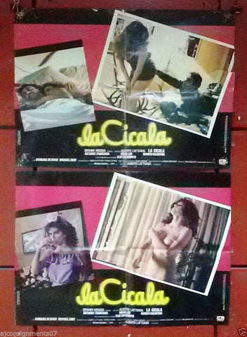 (Set of 5) La Cicale (Alberto Lattuada) Italian Original Movie LOBBY CARD 80s