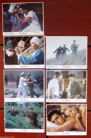 {Set of 7} Purple Hearts (Ken Wahl) 10X8" Org. LOBBY CARD 80s