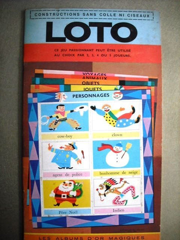 Toto Constructions Sans Colle Ciseaux Cut out Book 1965