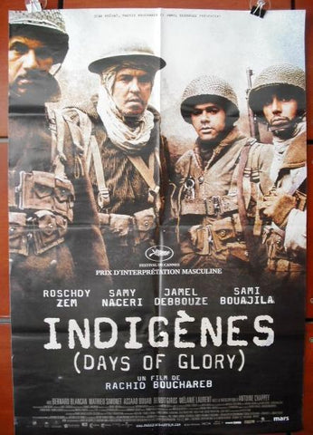 Indigènes Days of Glory Algeria 40x27 Movie Poster 2006