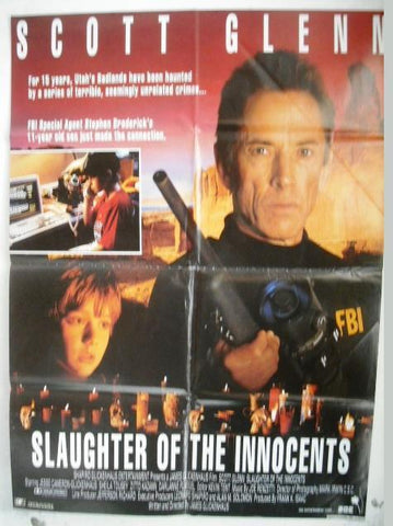 Slaughter of the Innocents (Scott Glenn) Original Lebanese Movie Poster 90s