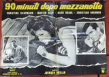 {Set of 8} 90 MINUTI DOPO MEZZANOTTE {MARTIN HELD} Org. Italian Lobby Card 80s