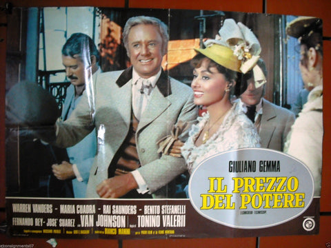 il Prezzo del Potere (GIULIANO GEMMA) Italian Movie Lobby Card 1960s