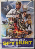 Spy Hunt, Enigma (Martin Sheen) Original 39x27" Lebanese Movie Poster 80s