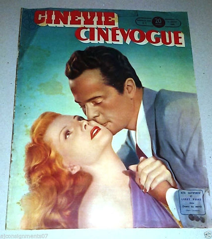 Cinevie CineVogue No. 9 (Rita Hayworth & Larry Parks) French Magazine 1948