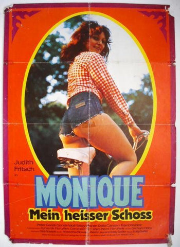 Monique: mein heisser Schoss "Judith Fritsch" Orig Movie Poster 80s