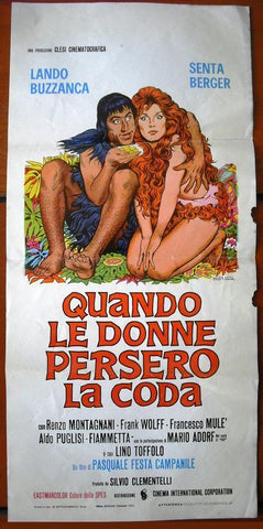 Quando le donne persero la coda {Senta Berger} Movie Poster Locandina 70s