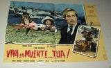 (Lot of 10) VIVA LA MUERTE TUA {Franco Nero} Org. Italian Movie Lobby Card 70s