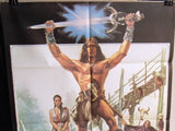 Thor the Conqueror {CONRAD NICHOLS} 39x26" Original Lebanese Movie Poster 80s