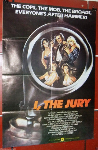 I, The Jury (Armand Assante) Original Lebanese Movie Poster 80s