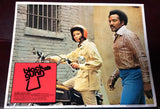 {Set of 8} BLACK GUNN {Jim Brown} 11x14 Original U.S Lobby Cards 70s