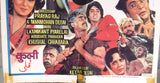 Coolie {Amitabh Bachchan} Bollywood Hindi Original Movie Poster 80s