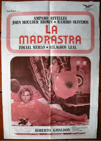La madrastra  - Milagros Leal Spanish Movie Poster 70s