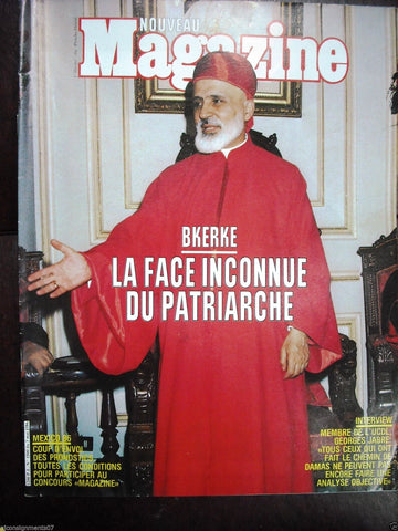 Patriarche Sfir Bkerke Lebanese Nouveau French Magazine 1986