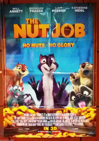 THE NUT JOB 40"X27" Original Movie Poster 2014