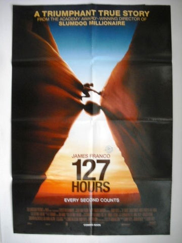 127 Hours Orginal Double Sided 40x27 INT. Movie Poster 2011