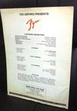 Fyre (Donna Wilkes) Original Movie Poster Program 70s