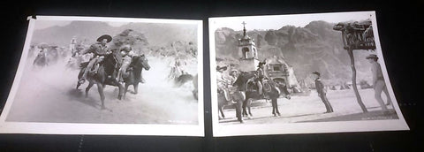 (Set of 11) The Magnificent Seven ( Yul Brynner) 10x8 Film Original Photos 60s
