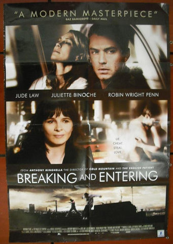 Breaking and Enter Style A International ORG 27"x40" SS Movie Poster 06