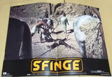 {Set of 8} Sfinge {Frank Langella} Org. Italian Lobby Card 80s