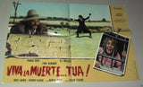 (Lot of 10) VIVA LA MUERTE TUA {Franco Nero} Org. Italian Movie Lobby Card 70s