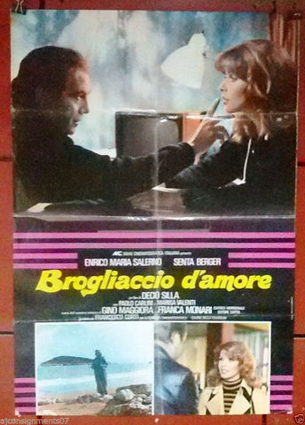 Brogliaccio d'amore {Gino Maggiora} Italian Movie Lobby Card 70s