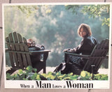 {Set of 5} WHEN A MAN LOVES A WOMAN (Andy Garcia) 11 x 14" Film Lobby Card 90s