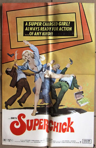 Superchick 20x27" Lebanese Original Movie Poster 70s