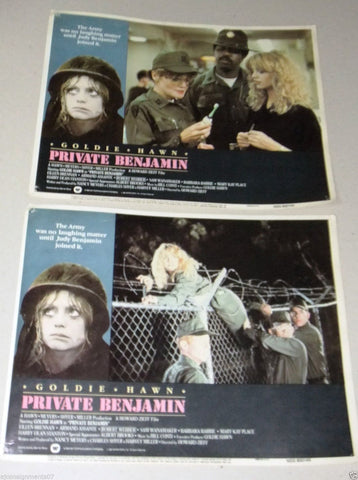 {Set of 8} Private Benjamin {Goldie Hawn} 11X14 USA Original LOBBY CARD 80s