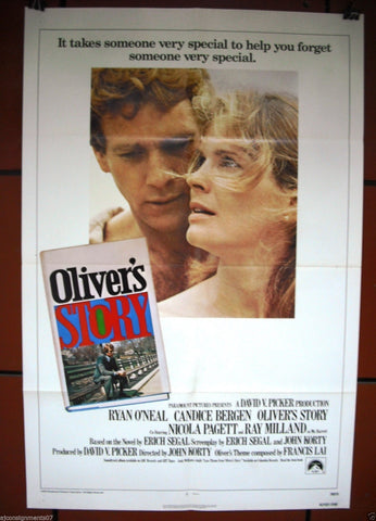 Oliver's Story {Ryan O'Neal} Original Movie Poster 70s