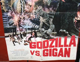 Godzilla vs. Gigan {Yuriko Hishimi} Toho Orig. Rare Japanese B1 Movie Poster 70s
