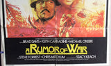 A RUMOR OF WAR (BRAD DAVIS) Original 39"x27" Lebanese Movie Poster 80s