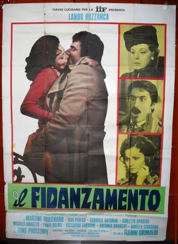 2sht il Fidanzamento (GRIMALDI BROCHARD) Italian Movie Manifesto Poster 70s