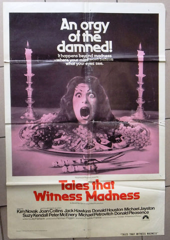 Tales That Witness Madness Original 41x27" U.S. Movie Poster 70s