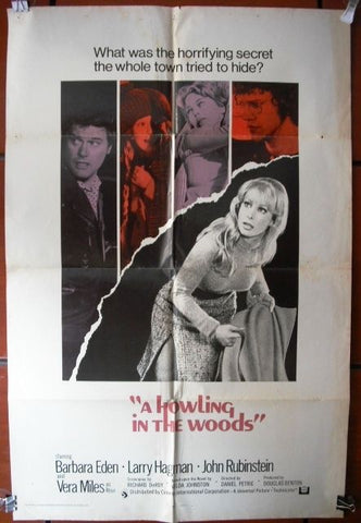 A Howling in the Woods Original Movie Poster 70s