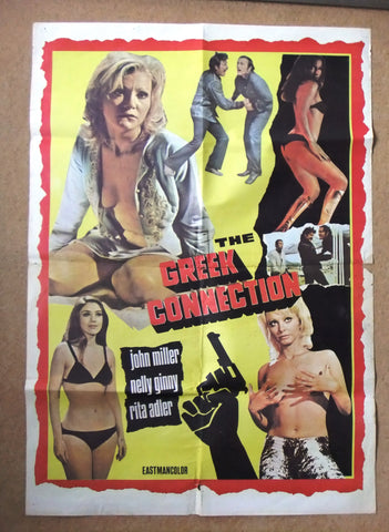 The Greek Connection {Orgia se timi efkairias} Int. Original Movie Poster 70s