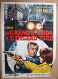 La Grande sfida a Scotland Yard (Stewart Granger) Italian Movie Poster (2F) 60s