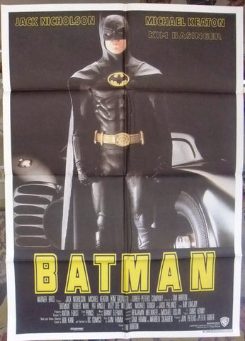 Batman (Jack Nicholson) 39x27" Original Lebanese Movie Poster 80s