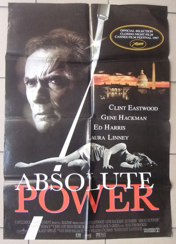Absolute Power (Clint Eastwood) ORG. 40x27 Movie Poster 1997