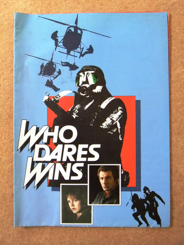 Who Dares Wins (Lewis Collins) Original Movie British Programs/Poster 80s