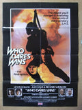 Who Dares Wins (Lewis Collins) Original Movie British Programs/Poster 80s