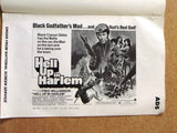 Hell Up In Harlem {Fred Williamson} Original Movie Pressbooks 70s